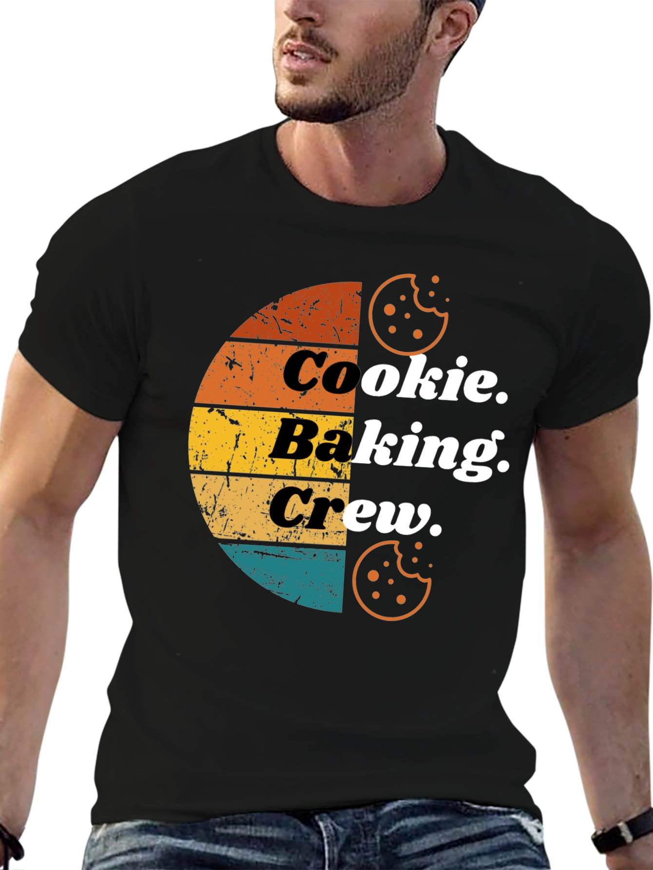 Cookie Baking Crew T-Shirt - Retro Design
