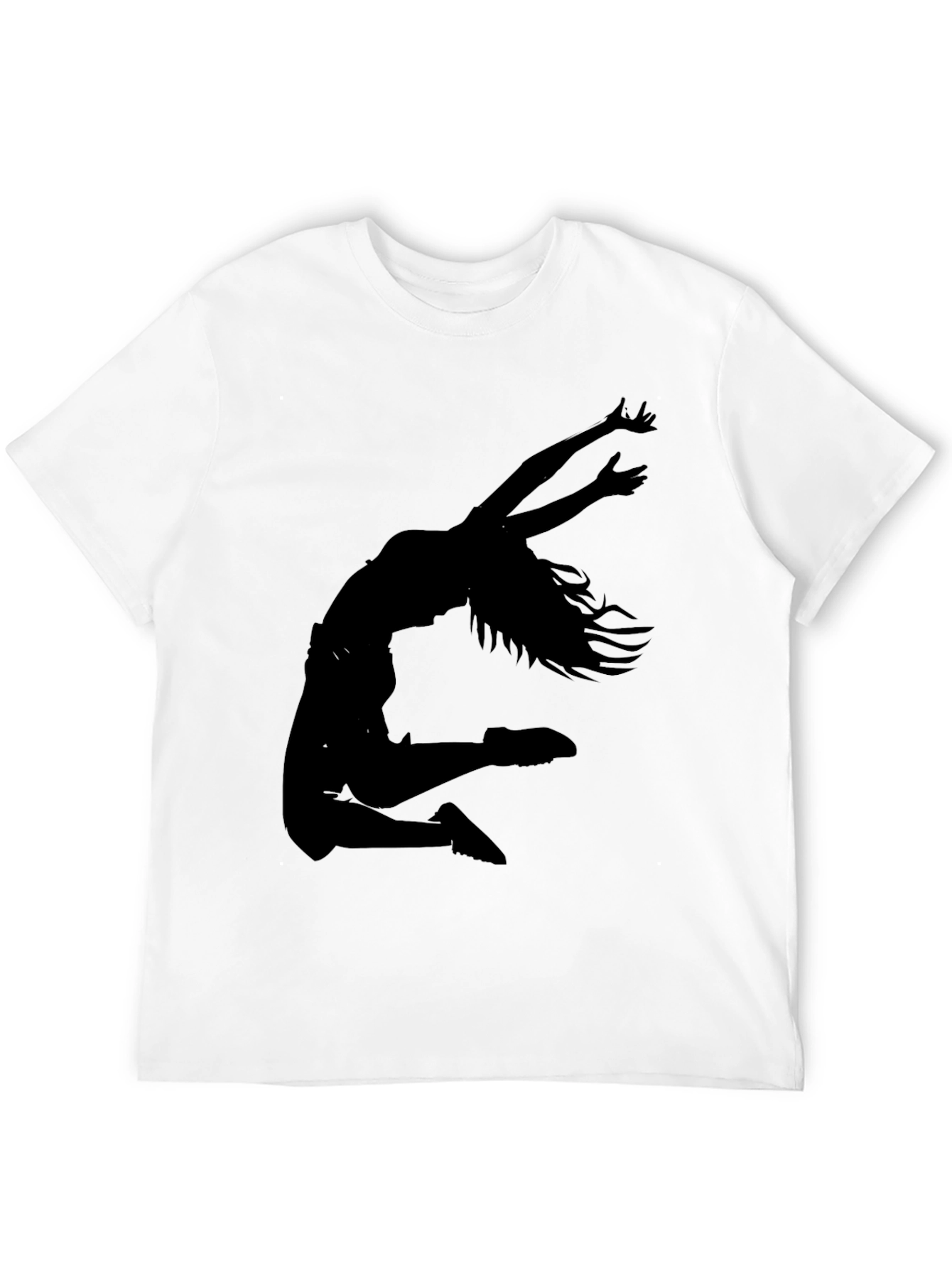 Dancing Silhouette Black Graphic Tee