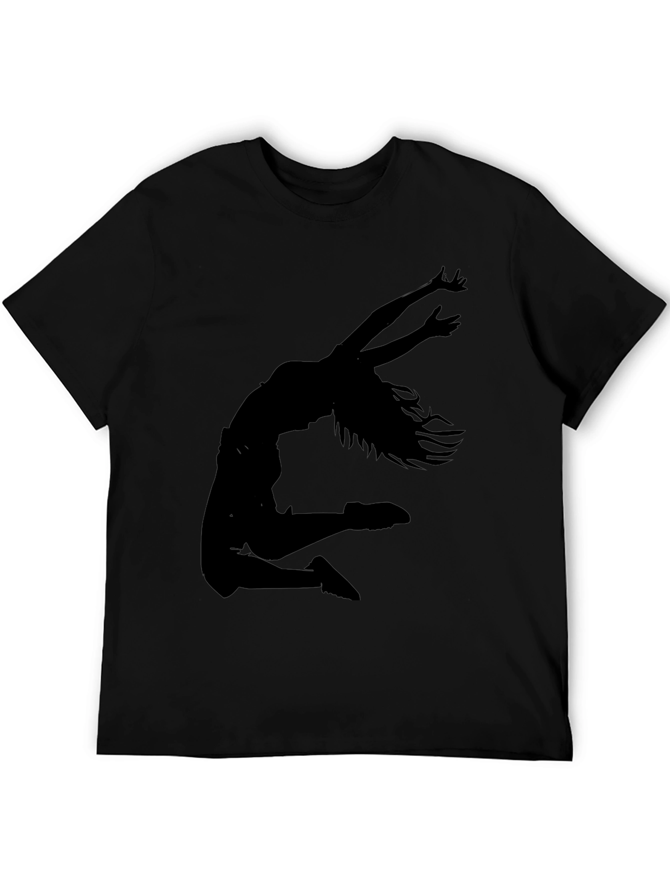 Dancing Silhouette Black Graphic Tee