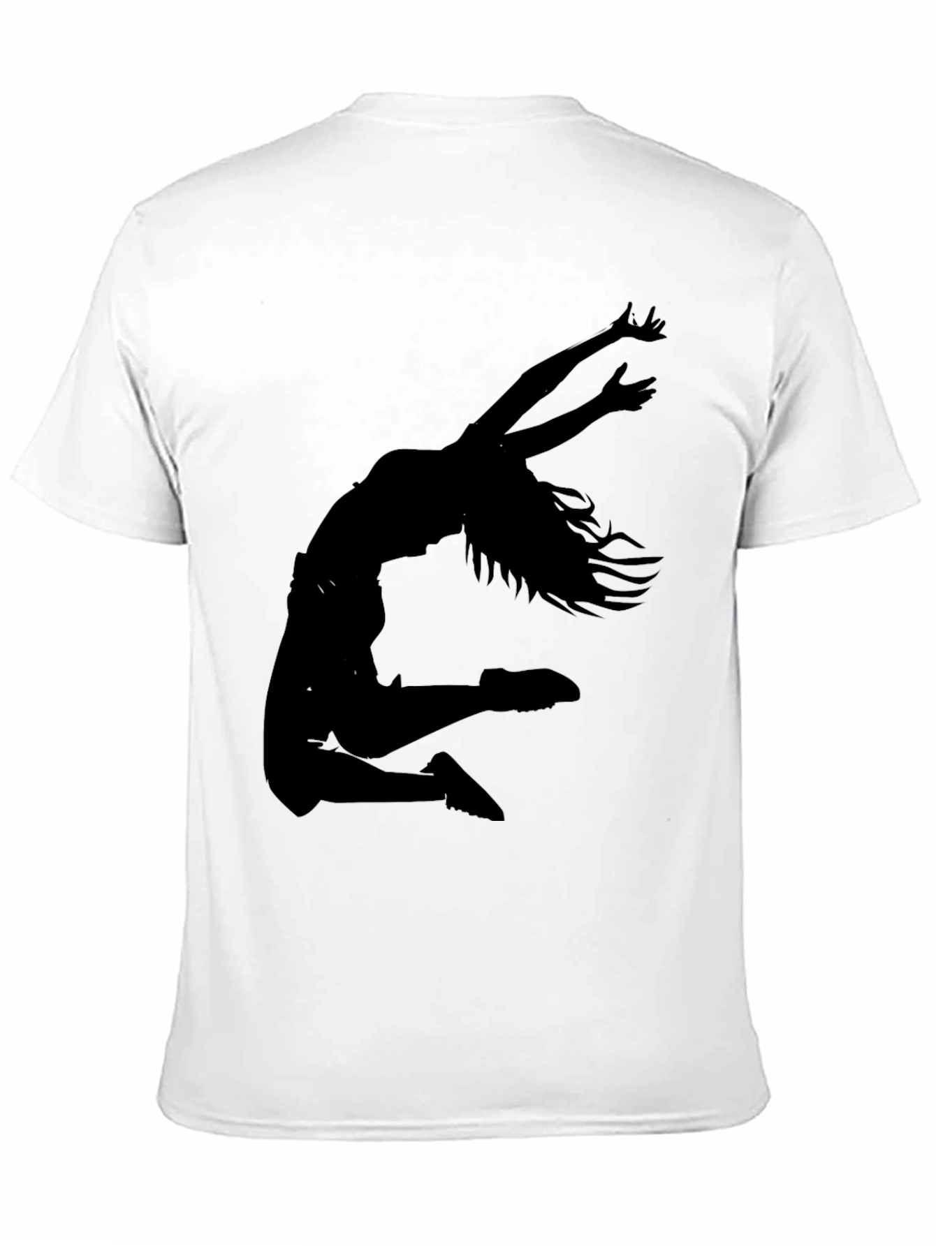 Dancing Silhouette Black Graphic Tee