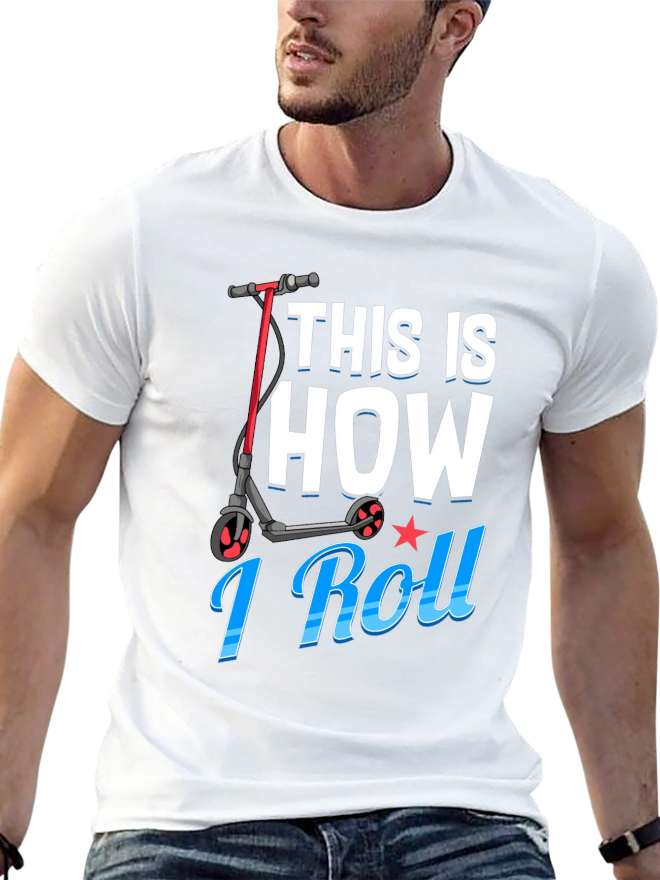 This Is How I Roll Scooter T-Shirt