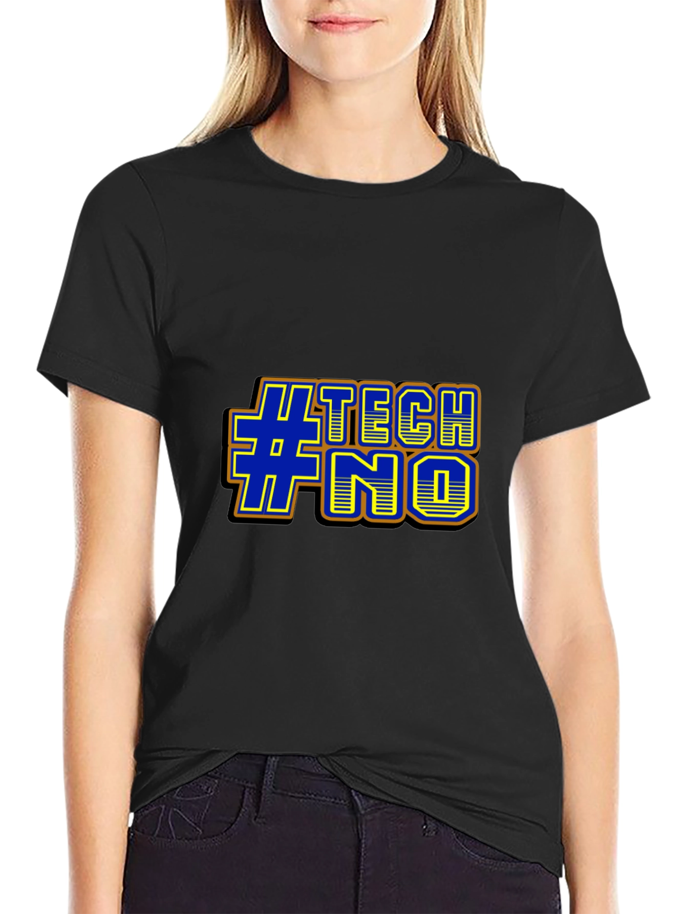 #TECHNO Graphic Tee - Bold Design Comfortable Fit
