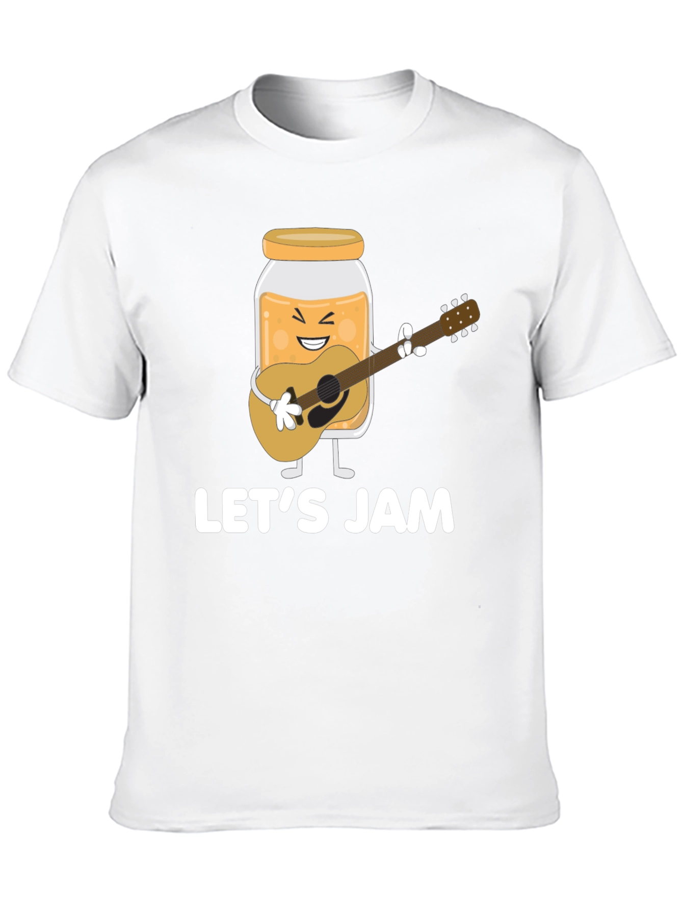 Lets Jam Graphic Tee - Black Cotton T-Shirt