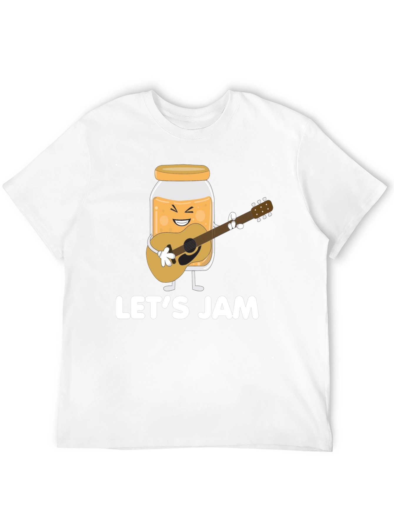 Lets Jam Graphic Tee - Black Cotton T-Shirt