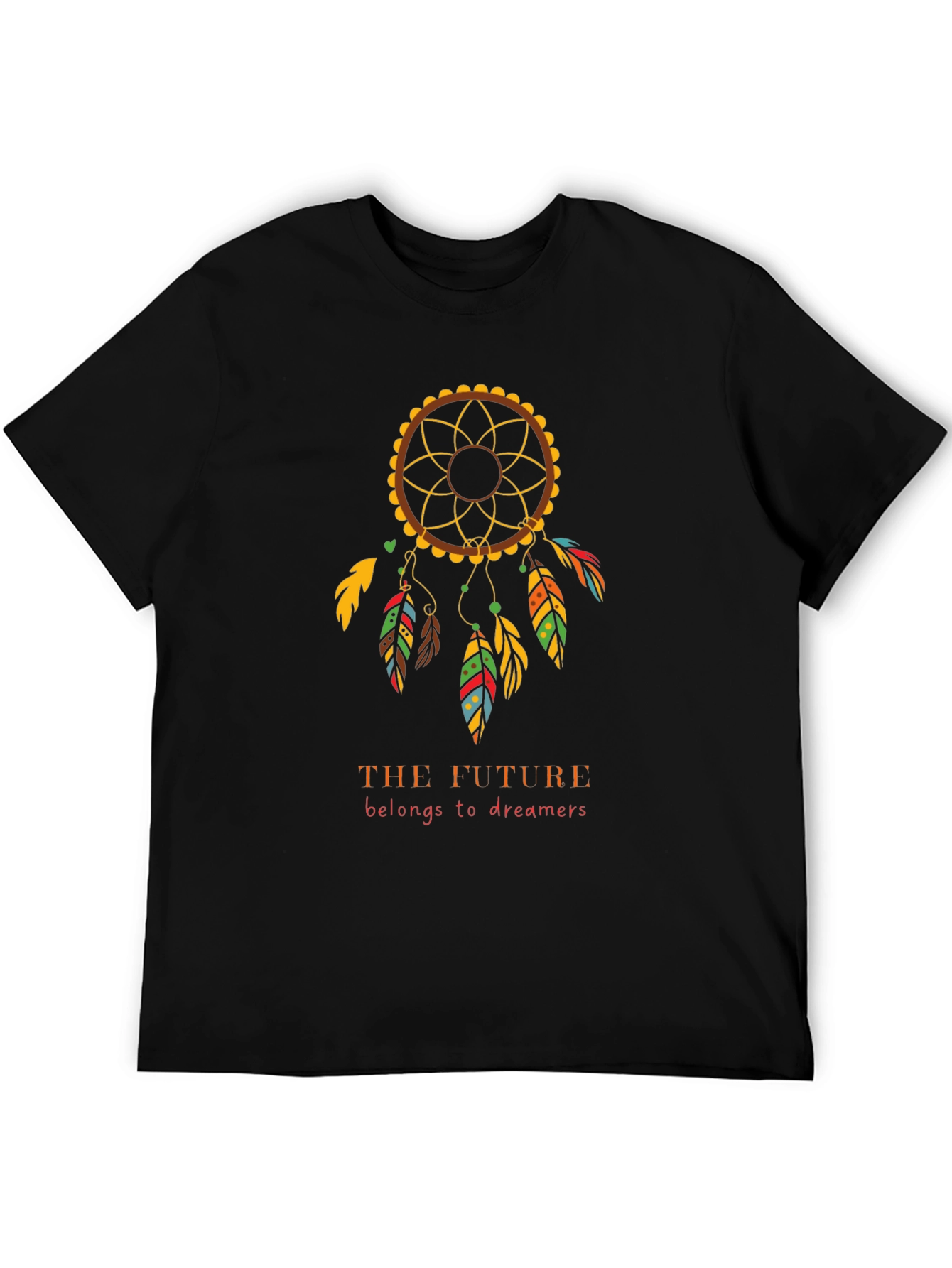 Dreamer T-Shirt - Future Belongs to Dreamers - Black