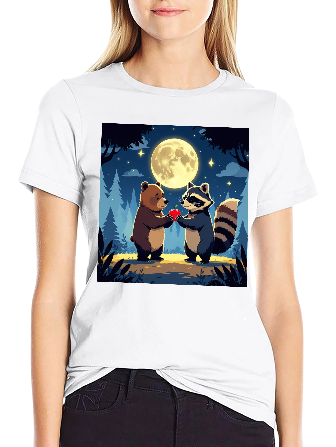 Bear & Raccoon Love T-Shirt