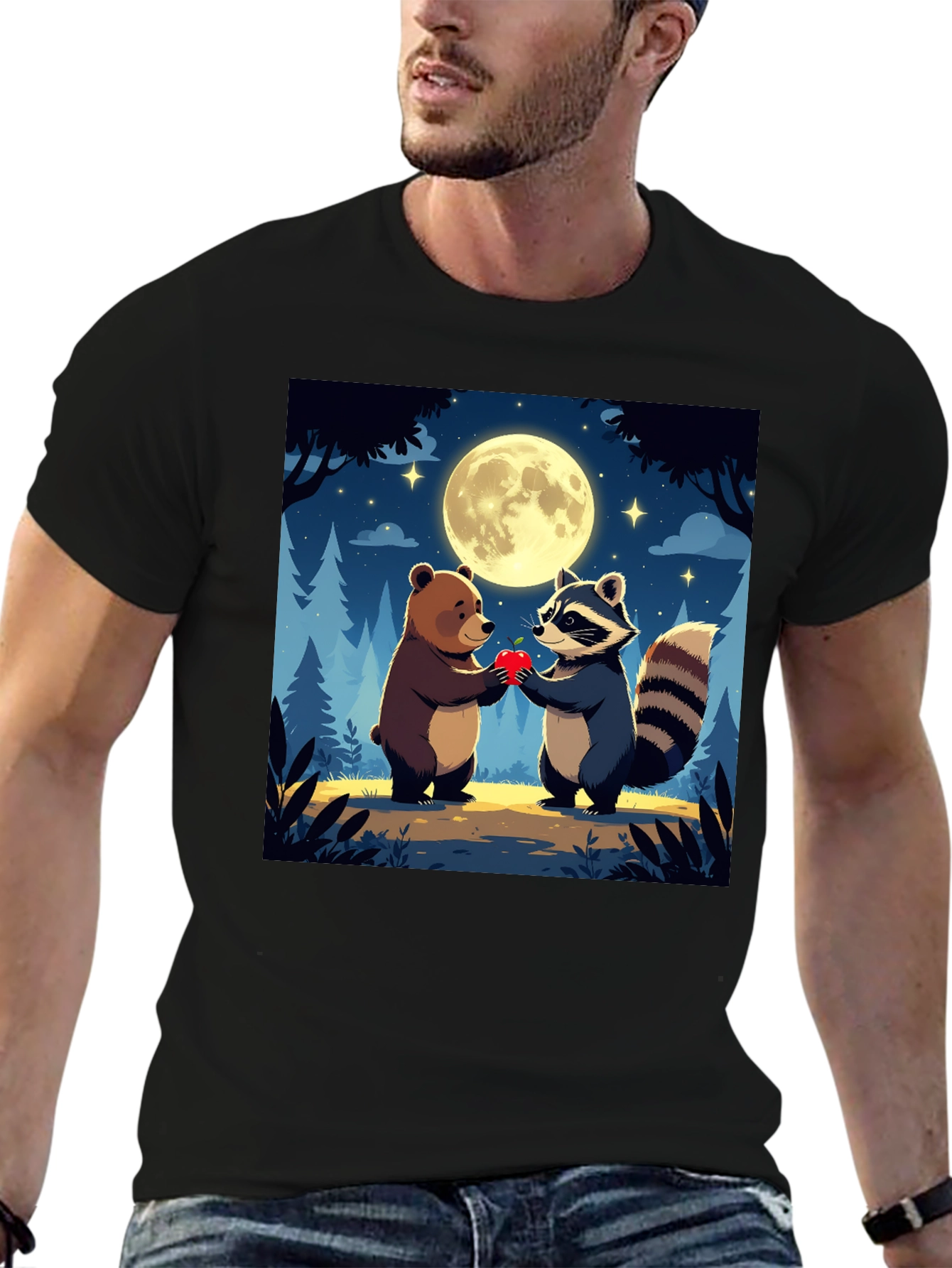 Bear & Raccoon Love T-Shirt