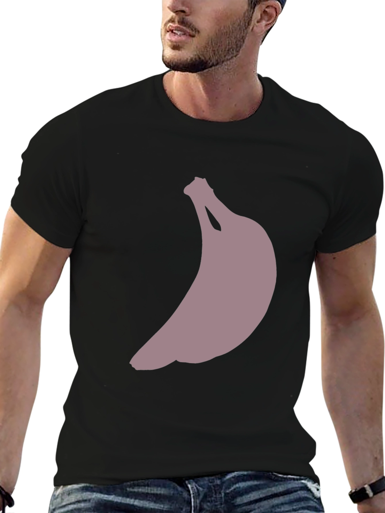 Banana Graphic Print Mens T-Shirt