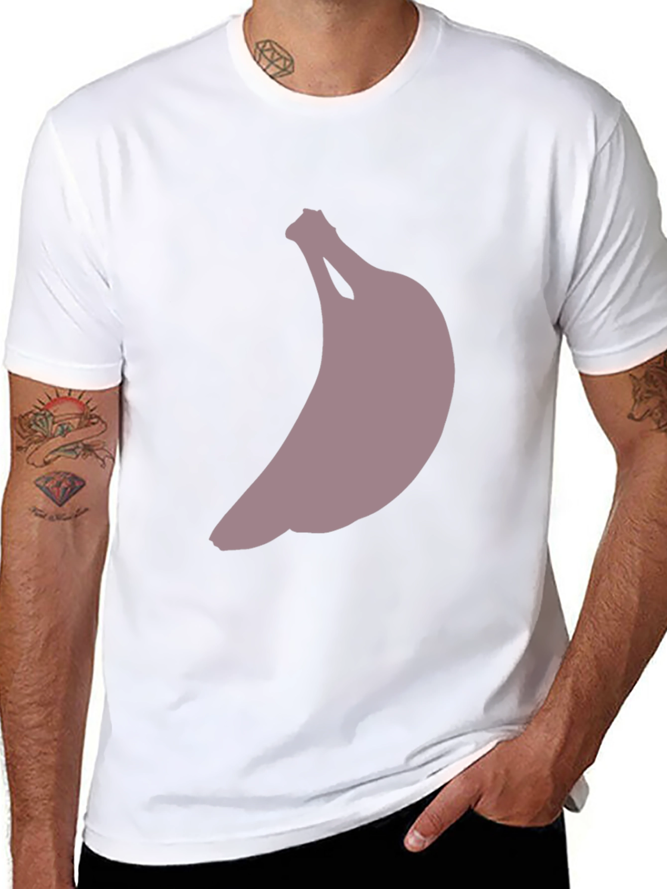Banana Graphic Print Mens T-Shirt