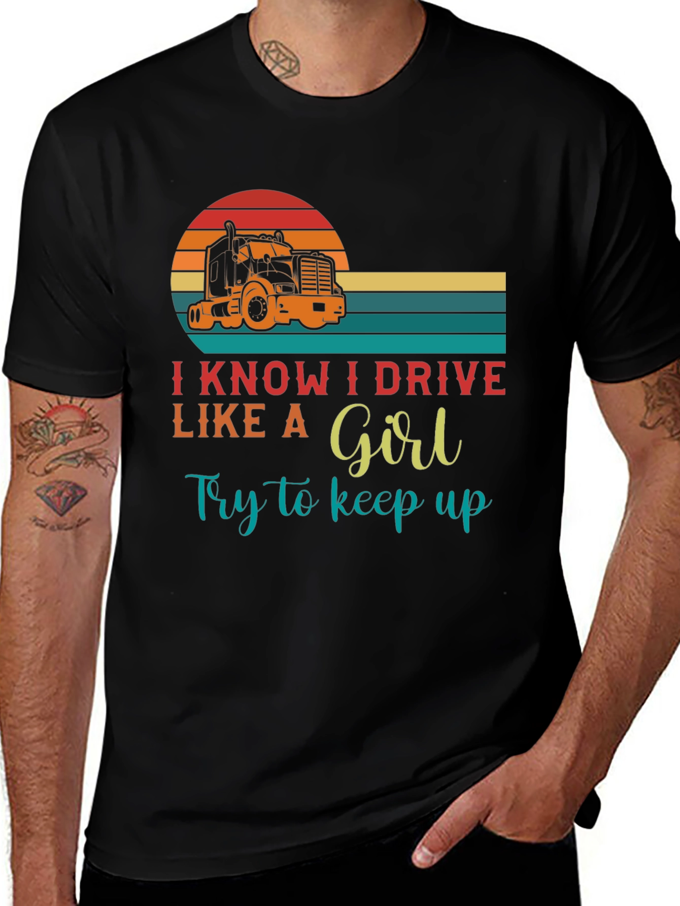 I Know I Drive Like A Girl T-Shirt