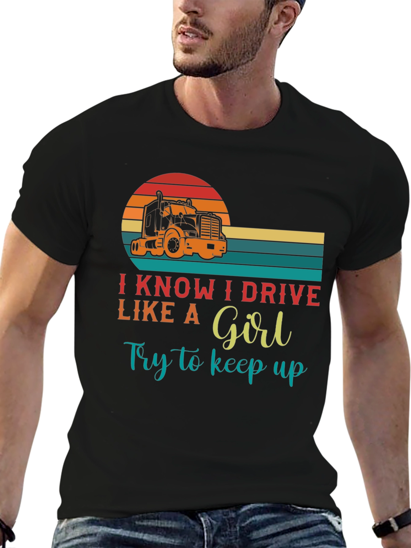I Know I Drive Like A Girl T-Shirt