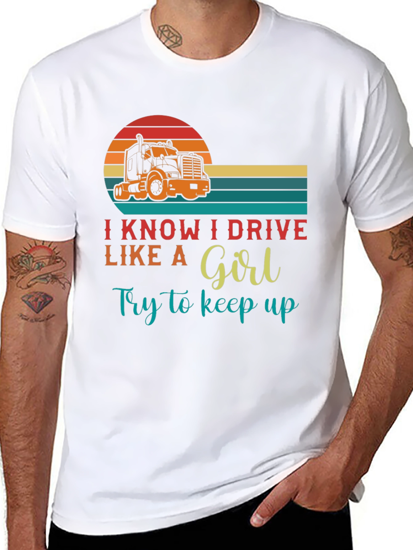 I Know I Drive Like A Girl T-Shirt