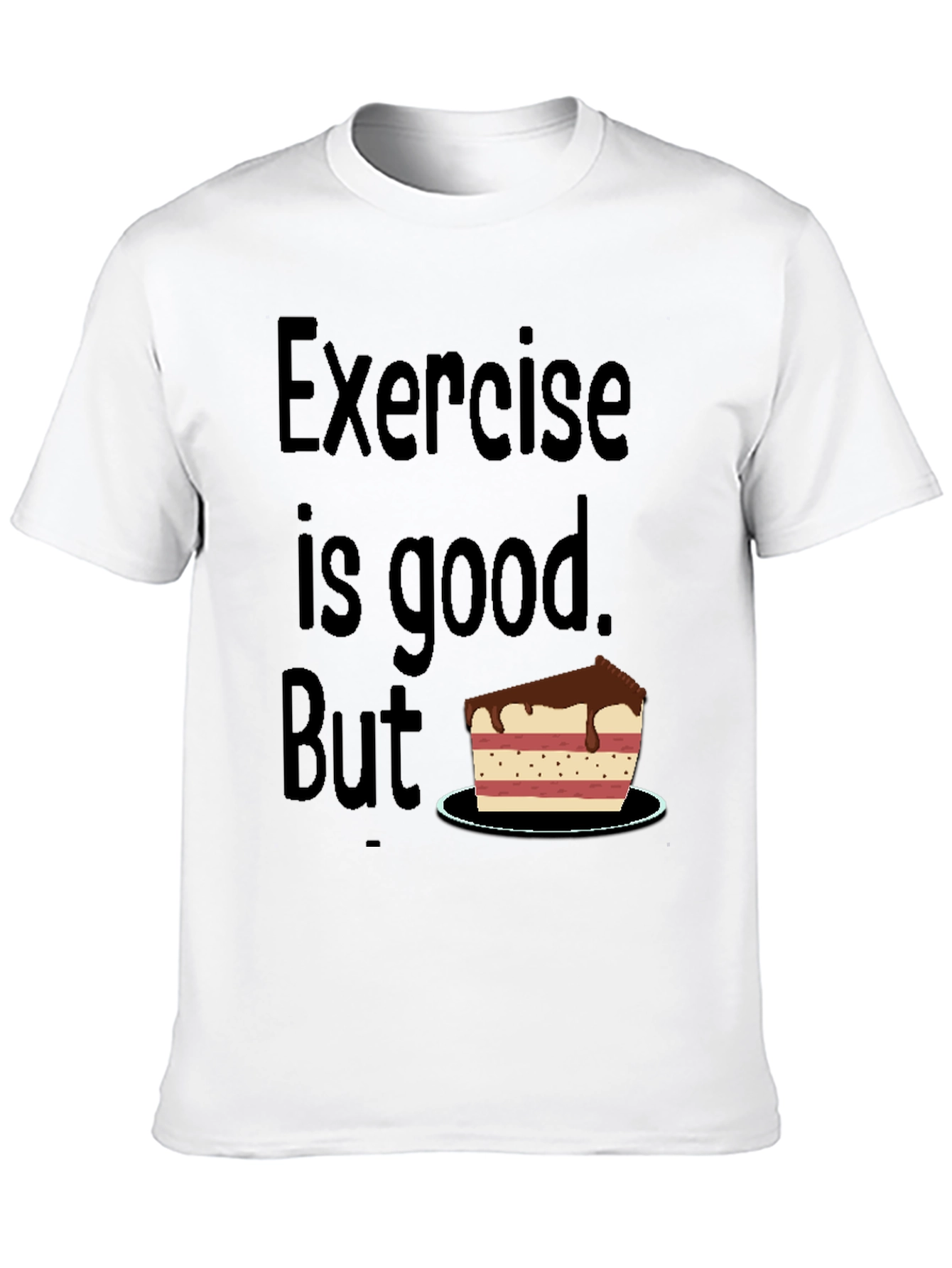 Funny Exercise Cake T-Shirt