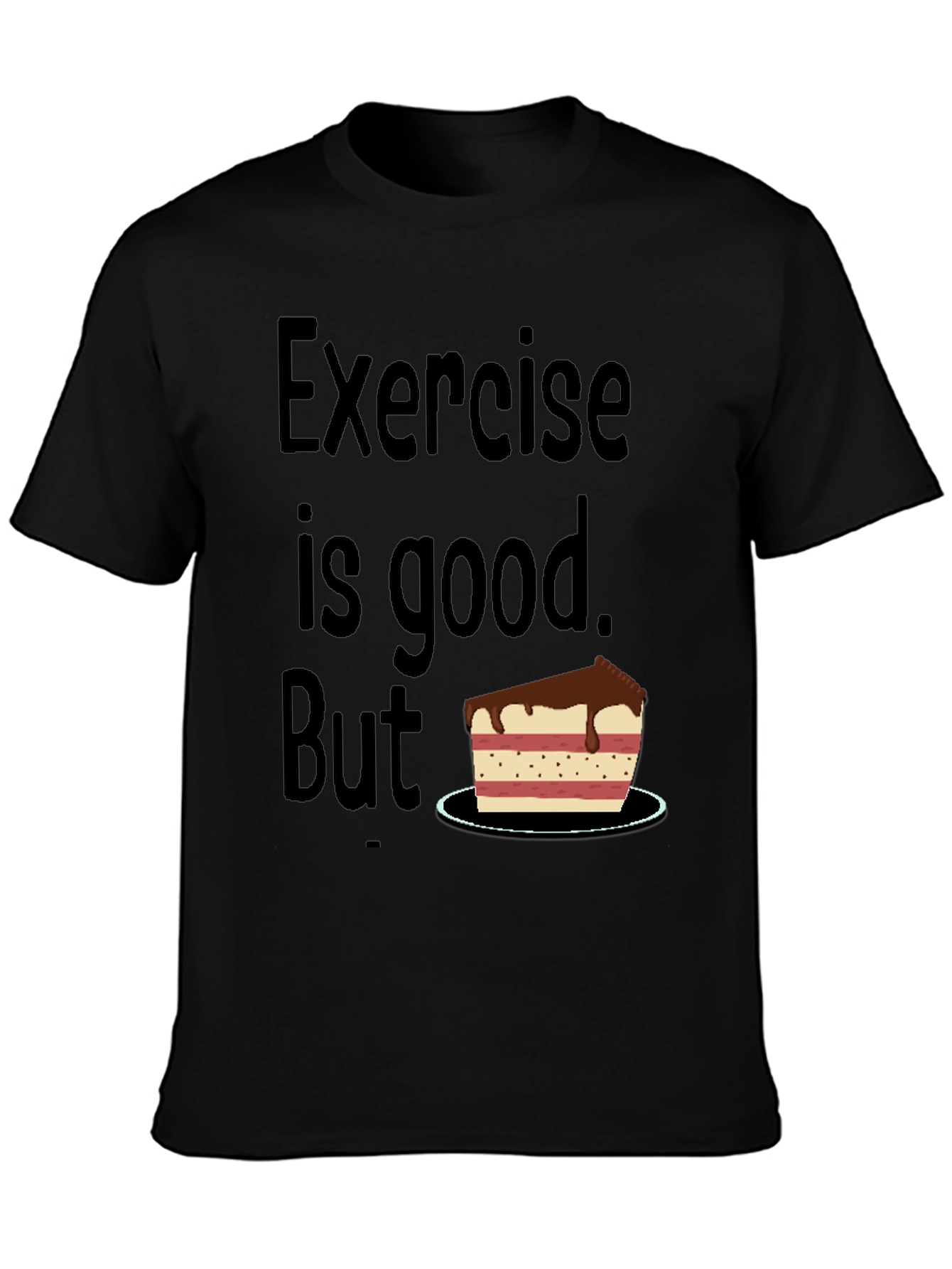 Funny Exercise Cake T-Shirt
