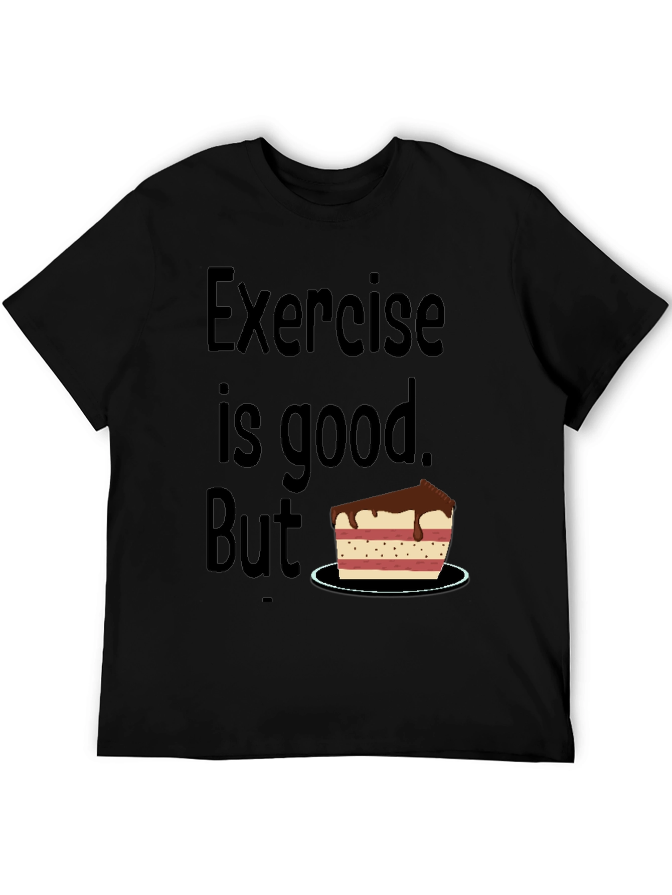 Funny Exercise Cake T-Shirt