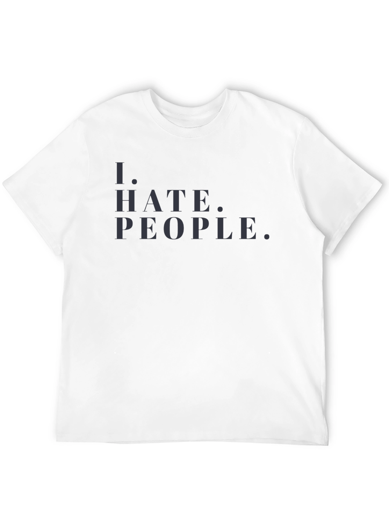 I Hate People Graphic Tee - Mens Black T-Shirt