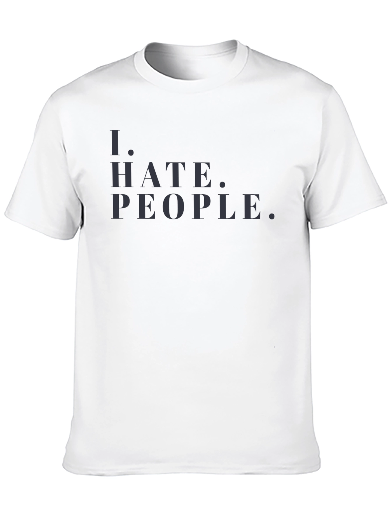 I Hate People Graphic Tee - Mens Black T-Shirt