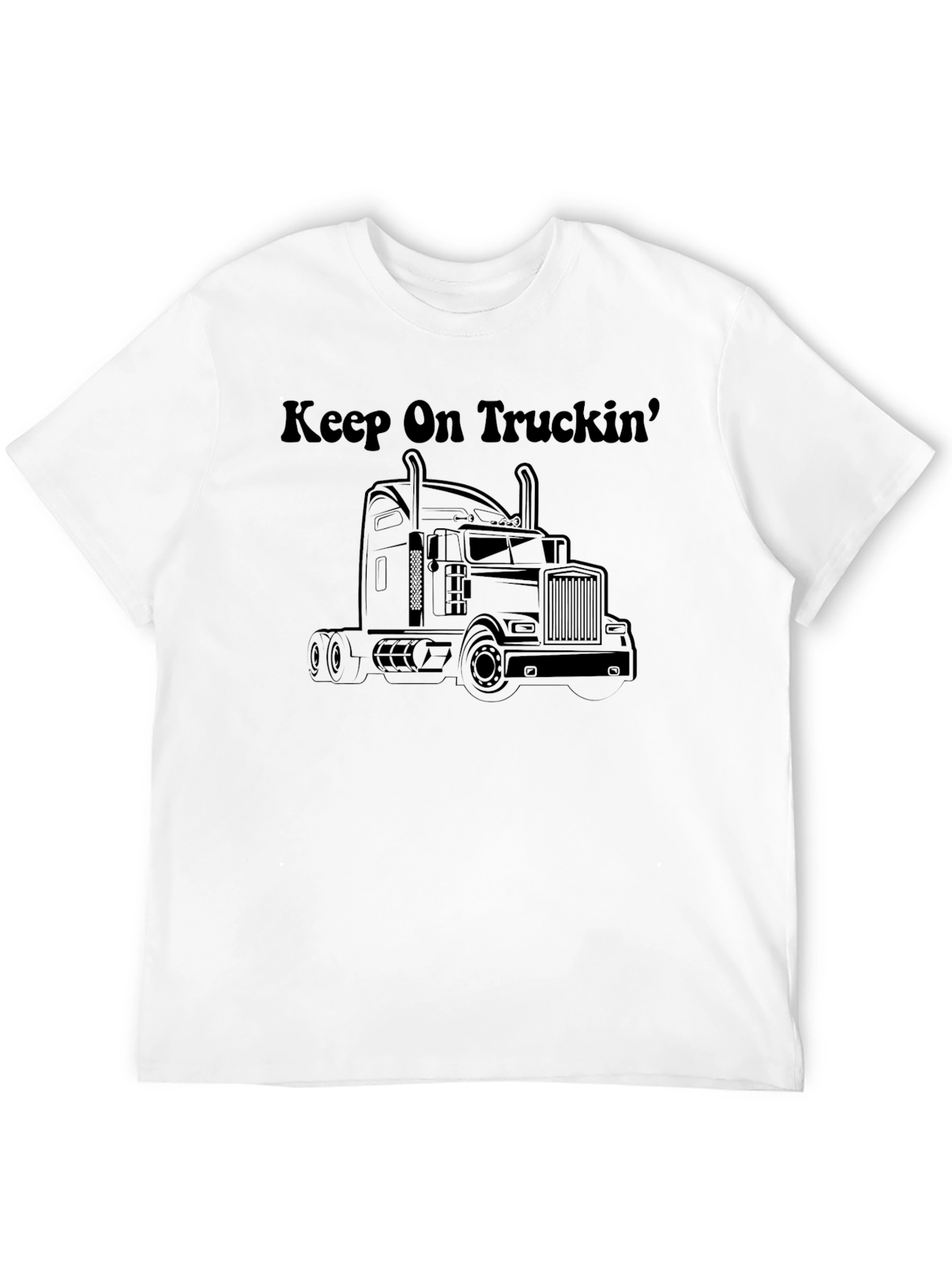 Keep On Truckin T-Shirt - Black