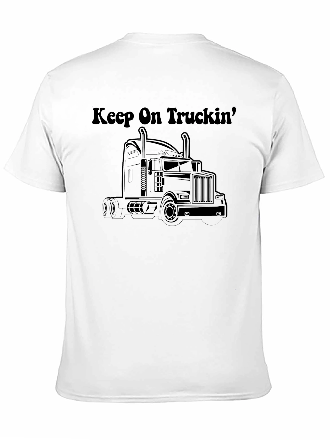 Keep On Truckin T-Shirt - Black