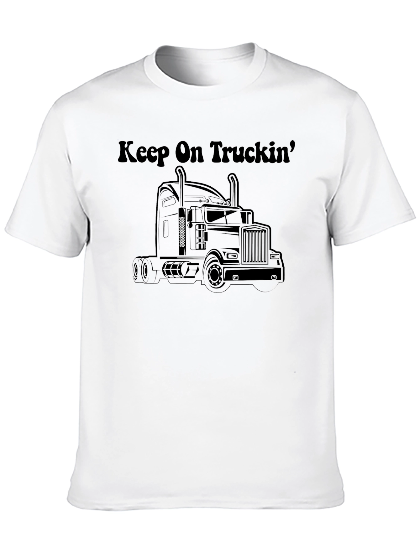 Keep On Truckin T-Shirt - Black