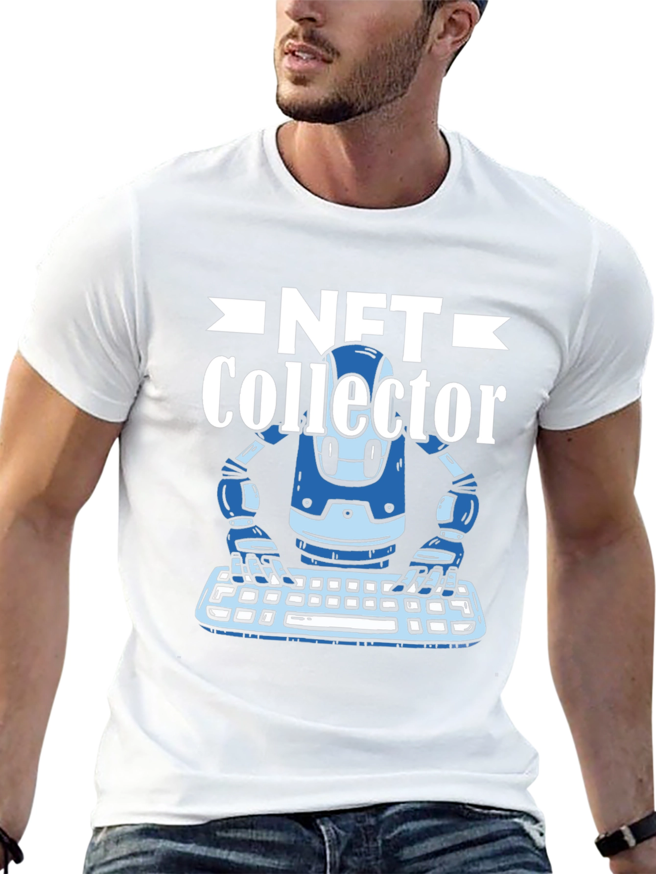 NFT Collector T-Shirt - Crypto Robot Design