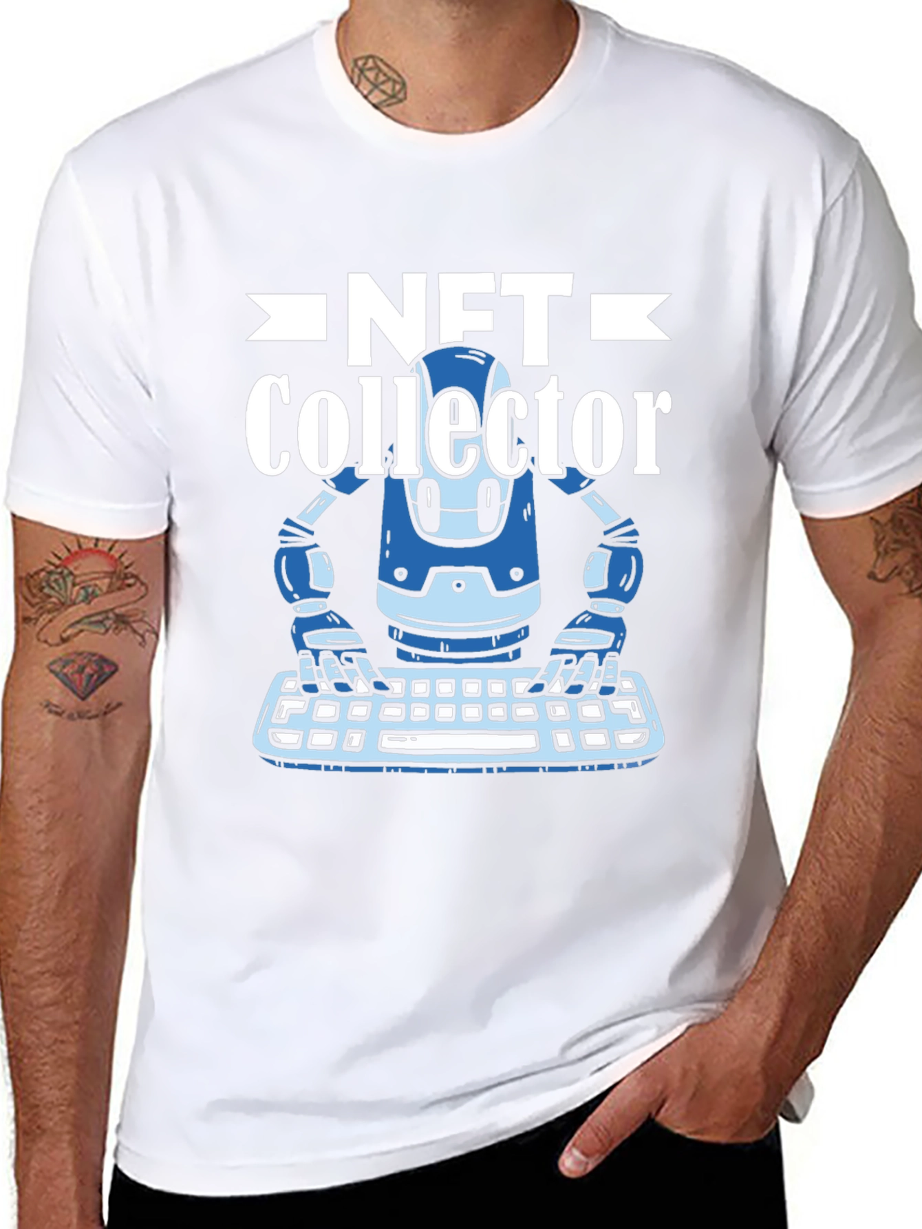 NFT Collector T-Shirt - Crypto Robot Design