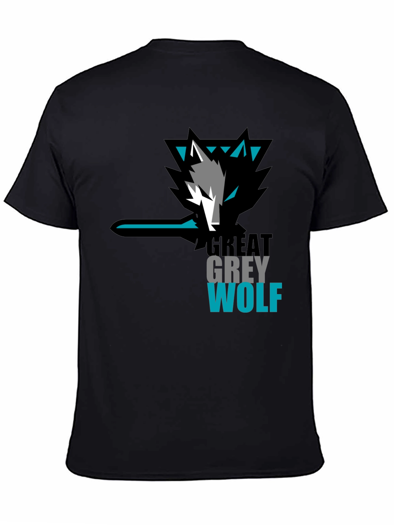 Great Grey Wolf Graphic Tee - Modern Style