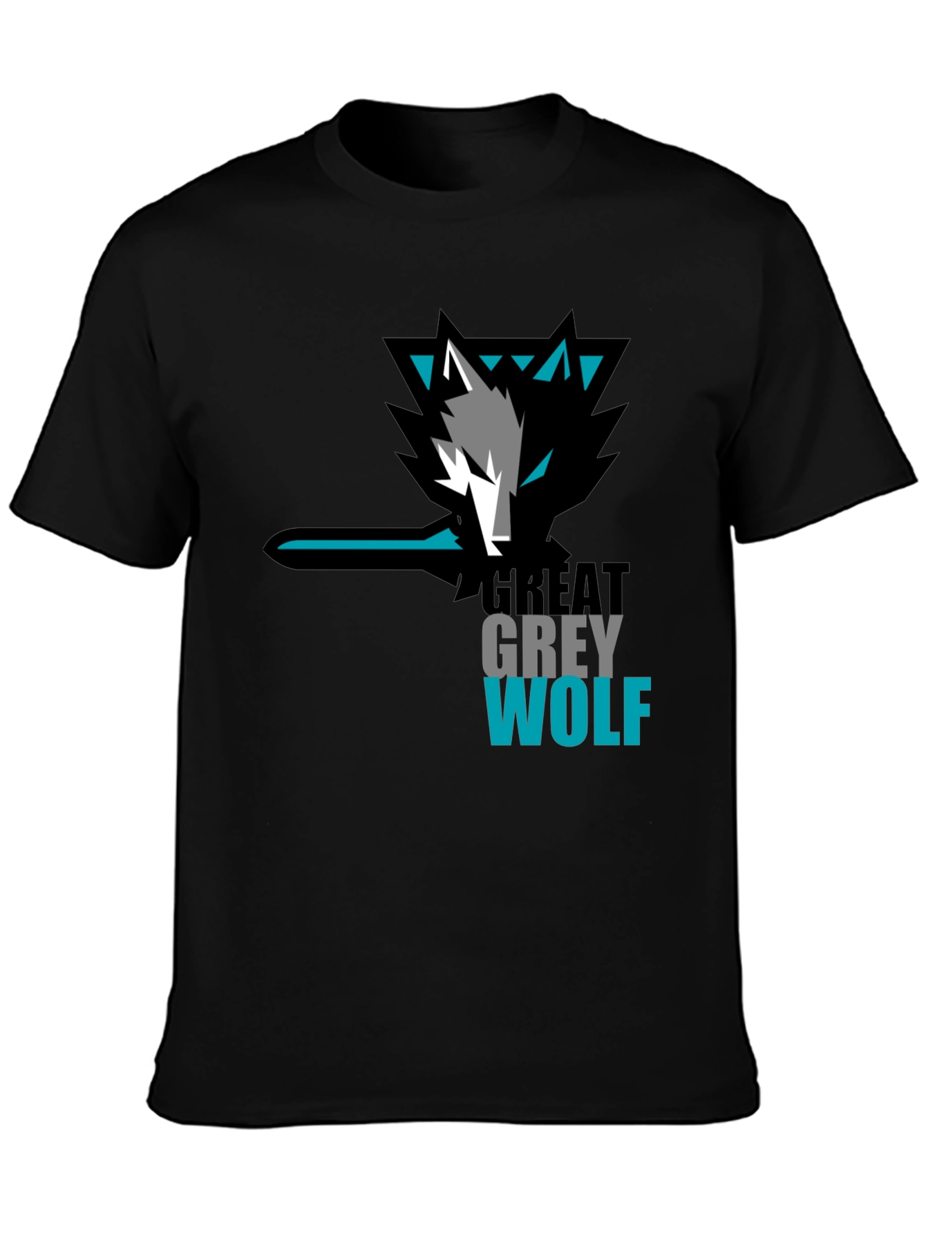 Great Grey Wolf Graphic Tee - Modern Style