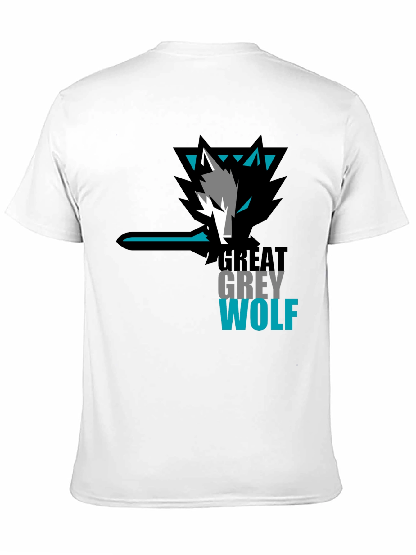 Great Grey Wolf Graphic Tee - Modern Style