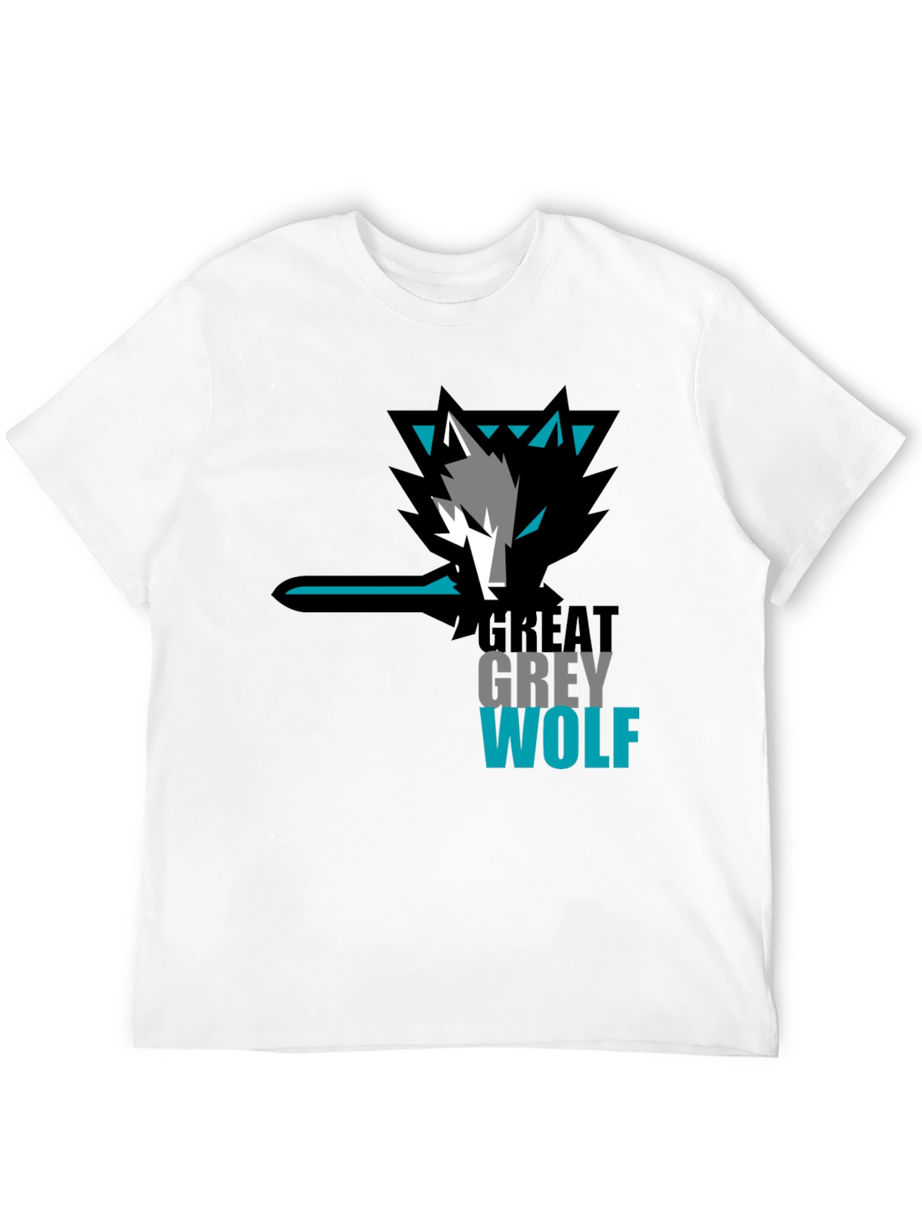 Great Grey Wolf Graphic Tee - Modern Style