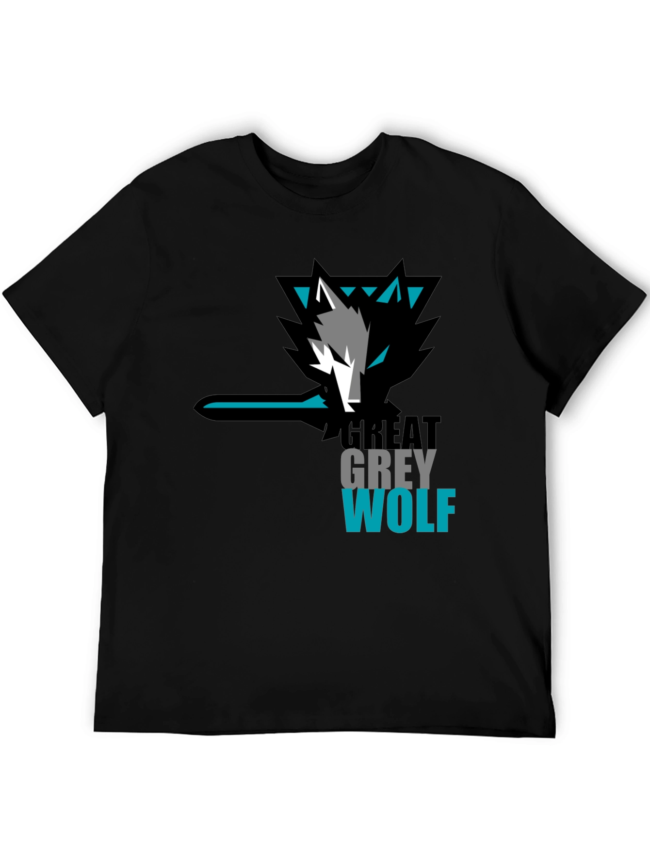 Great Grey Wolf Graphic Tee - Modern Style