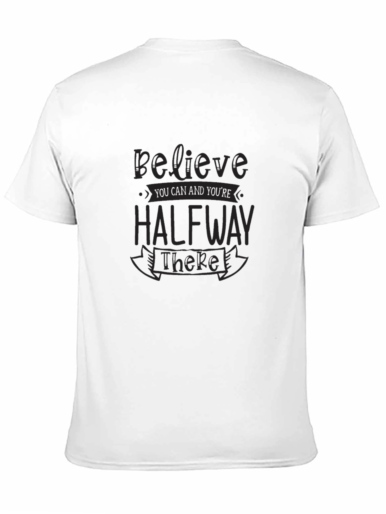 Believe You Can Black T-Shirt