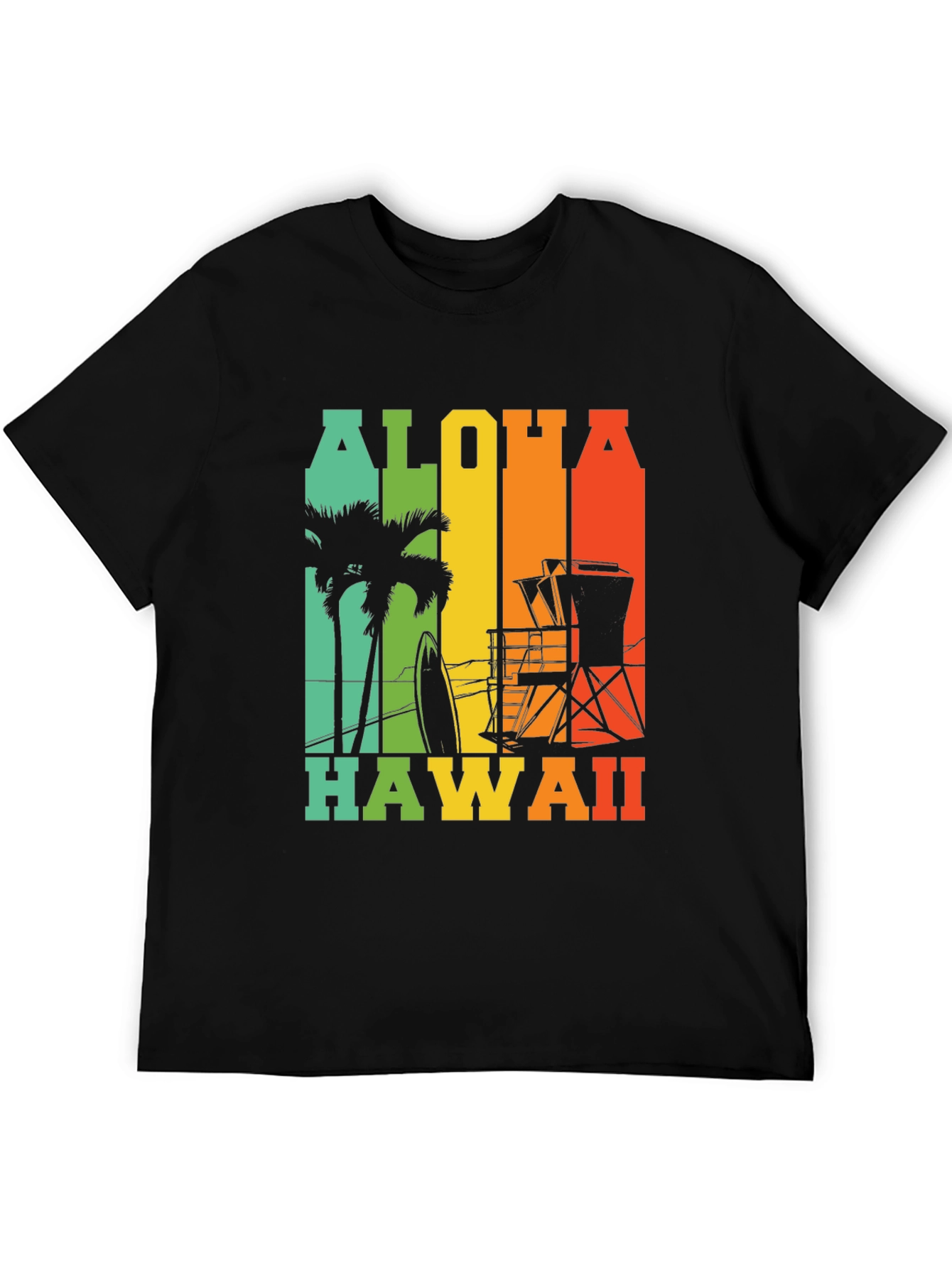 Aloha Hawaii Graphic Tee - Island Vibes