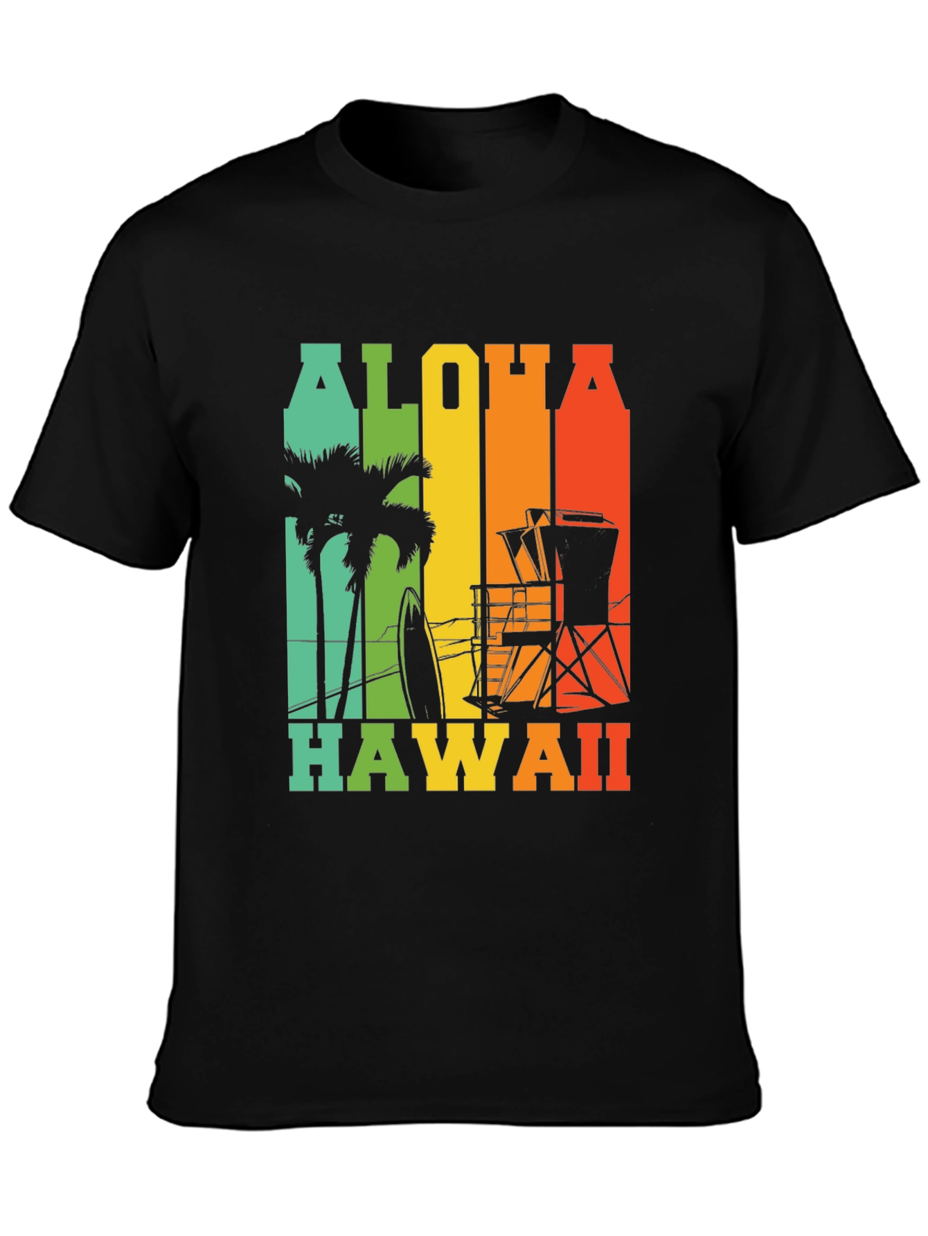 Aloha Hawaii Graphic Tee - Island Vibes