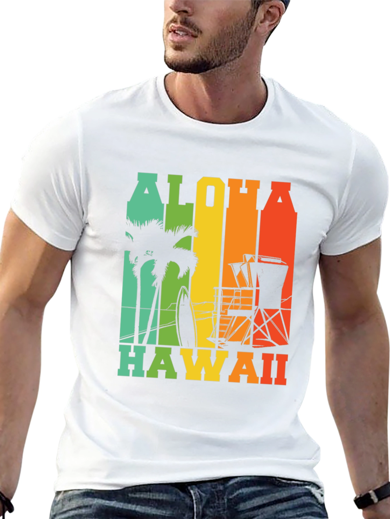 Aloha Hawaii Graphic Tee - Island Vibes