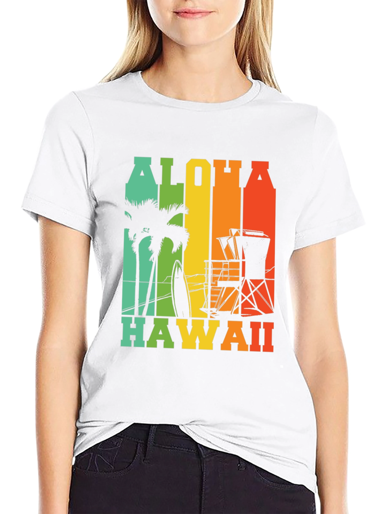 Aloha Hawaii Graphic Tee - Island Vibes