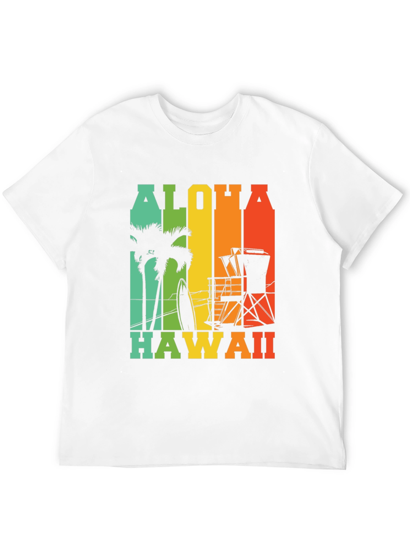 Aloha Hawaii Graphic Tee - Island Vibes