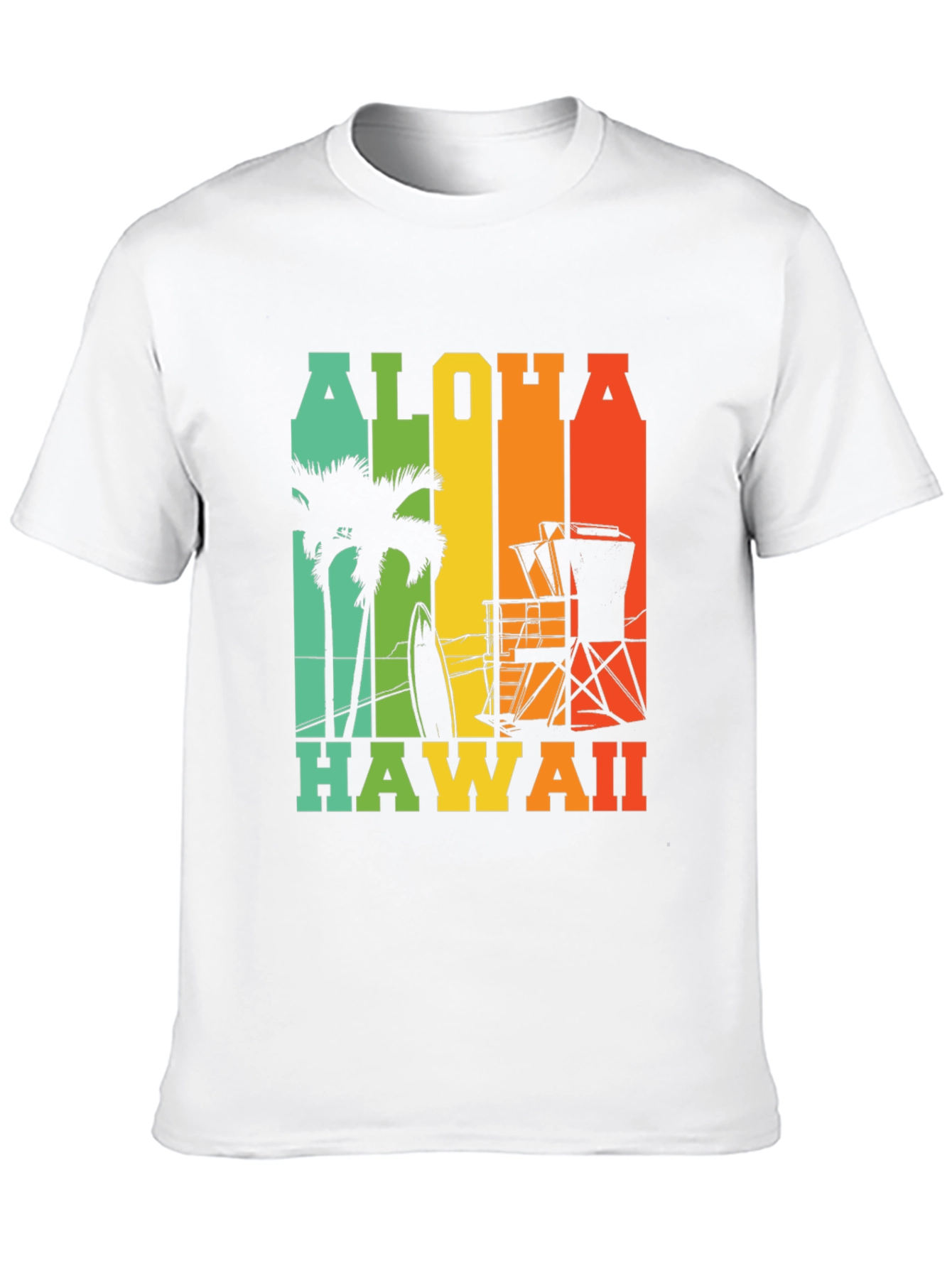 Aloha Hawaii Graphic Tee - Island Vibes