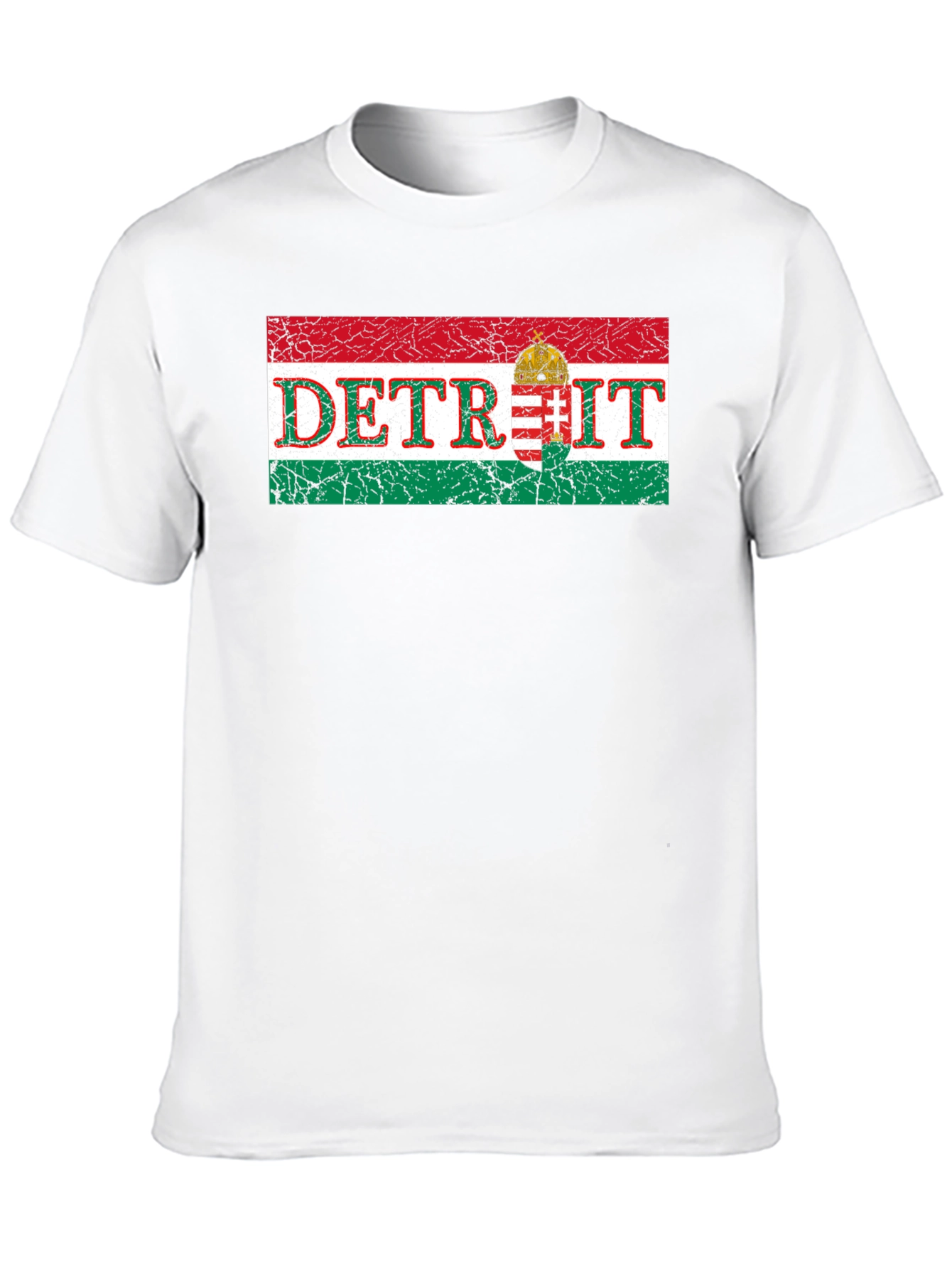 Detroit Hungarian Flag T-Shirt