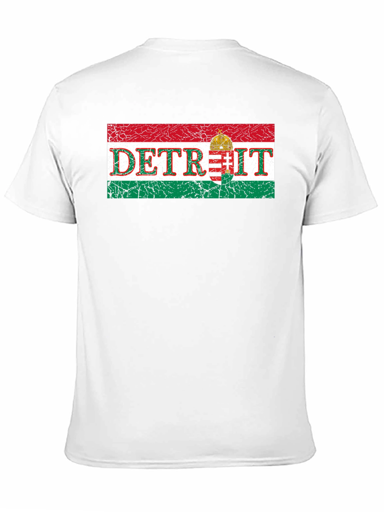 Detroit Hungarian Flag T-Shirt