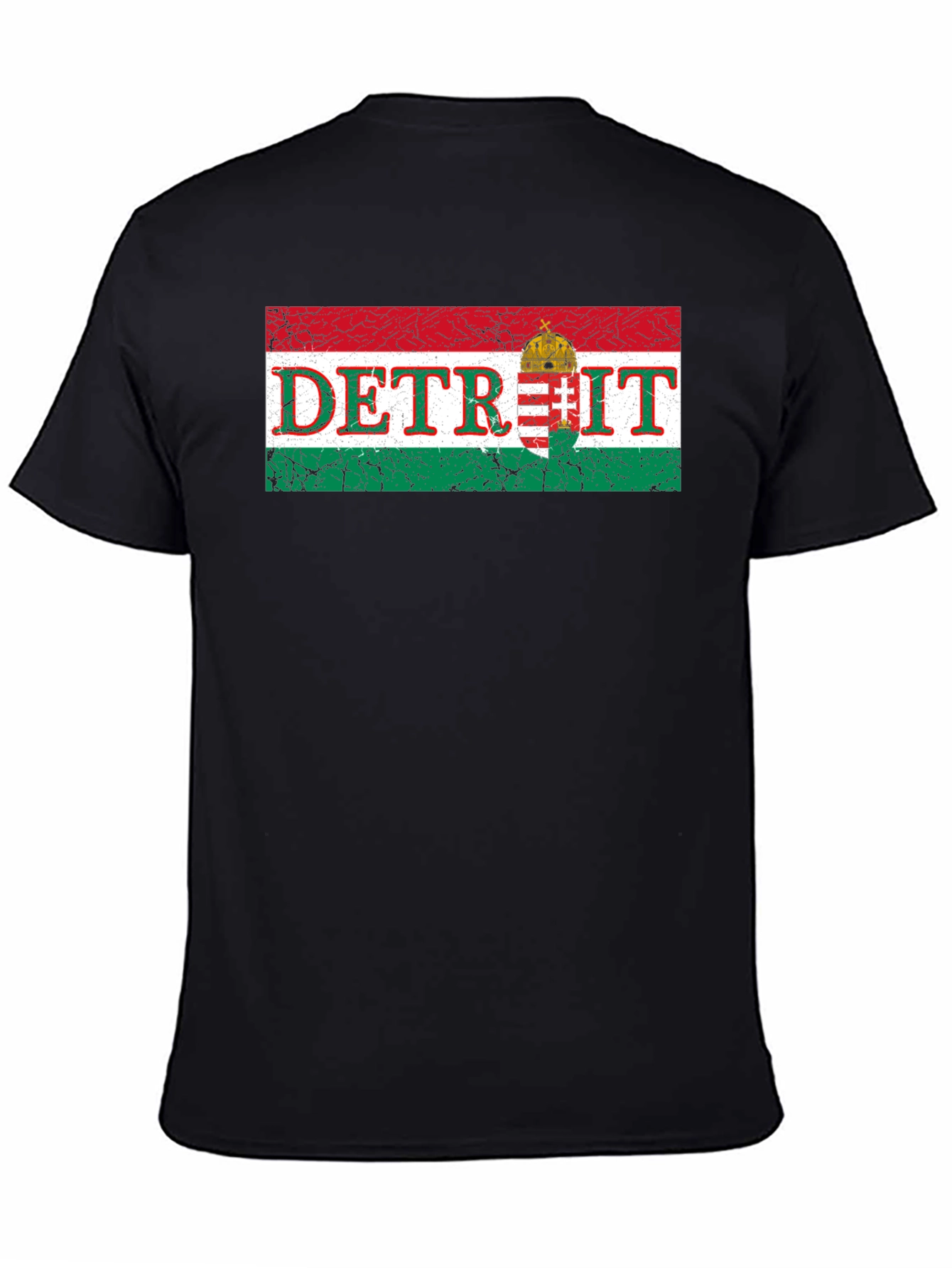 Detroit Hungarian Flag T-Shirt