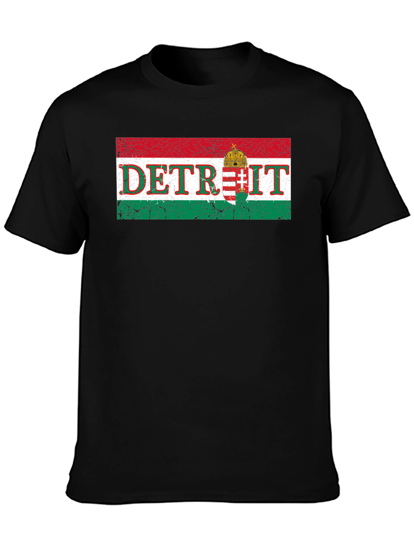 Detroit Hungarian Flag T-Shirt