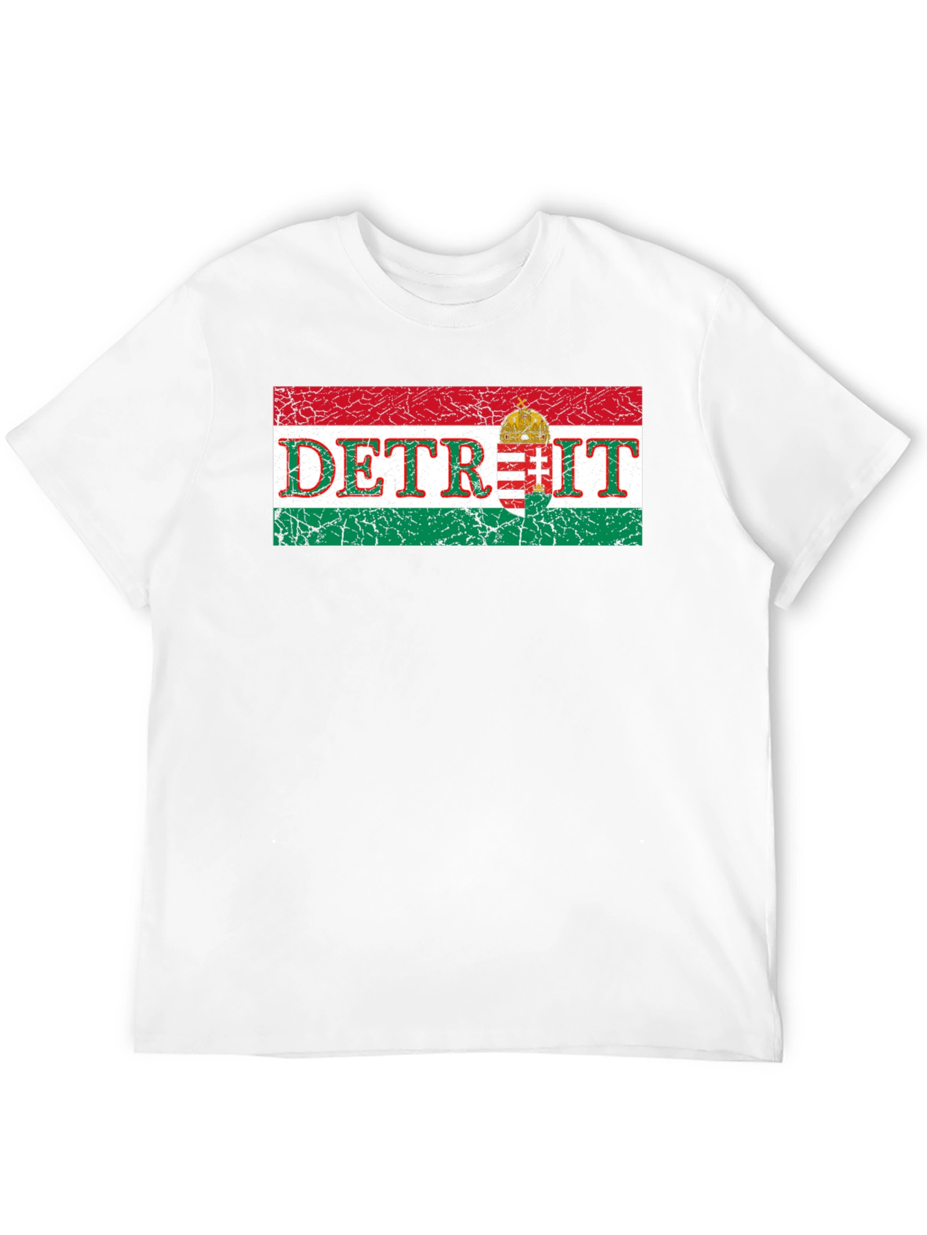 Detroit Hungarian Flag T-Shirt
