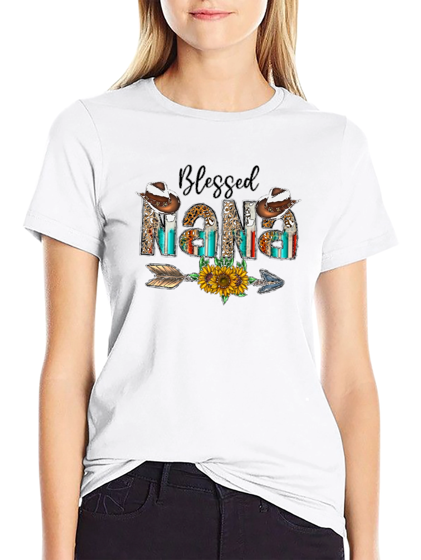 Blessed Nana Graphic T-Shirt