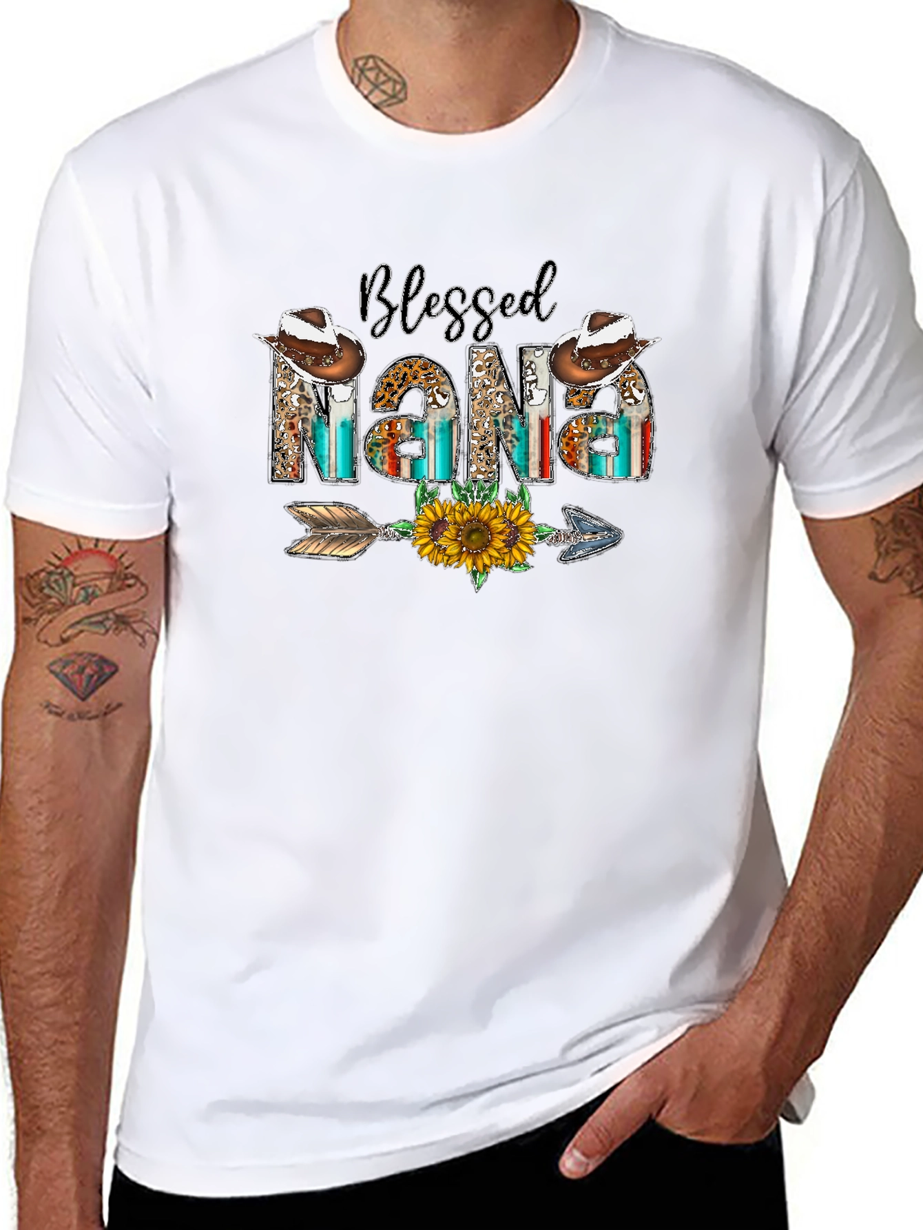 Blessed Nana Graphic T-Shirt