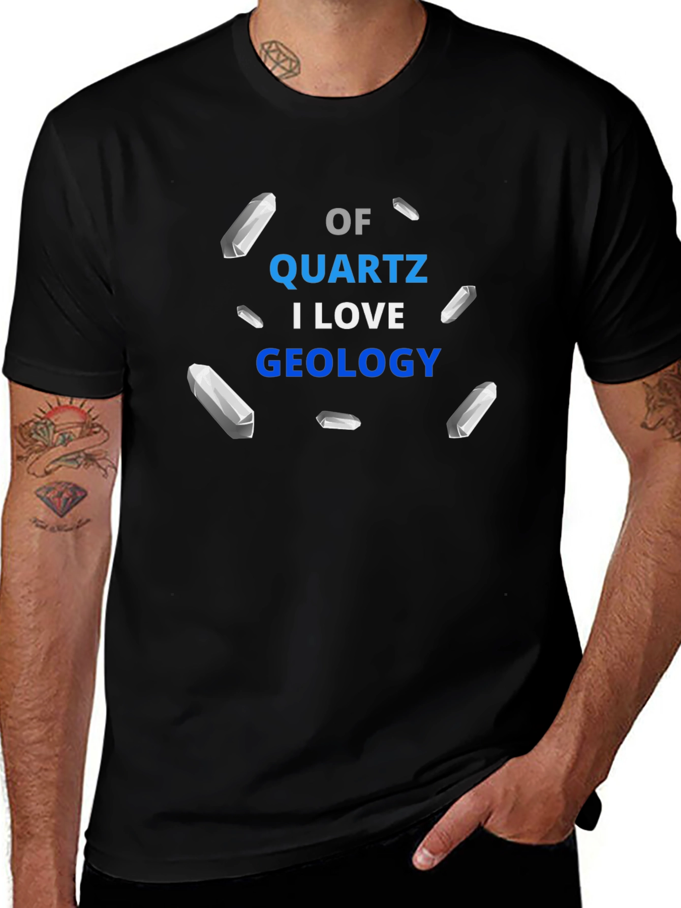 Quartz Geology T-Shirt - Mineral Lover Tee