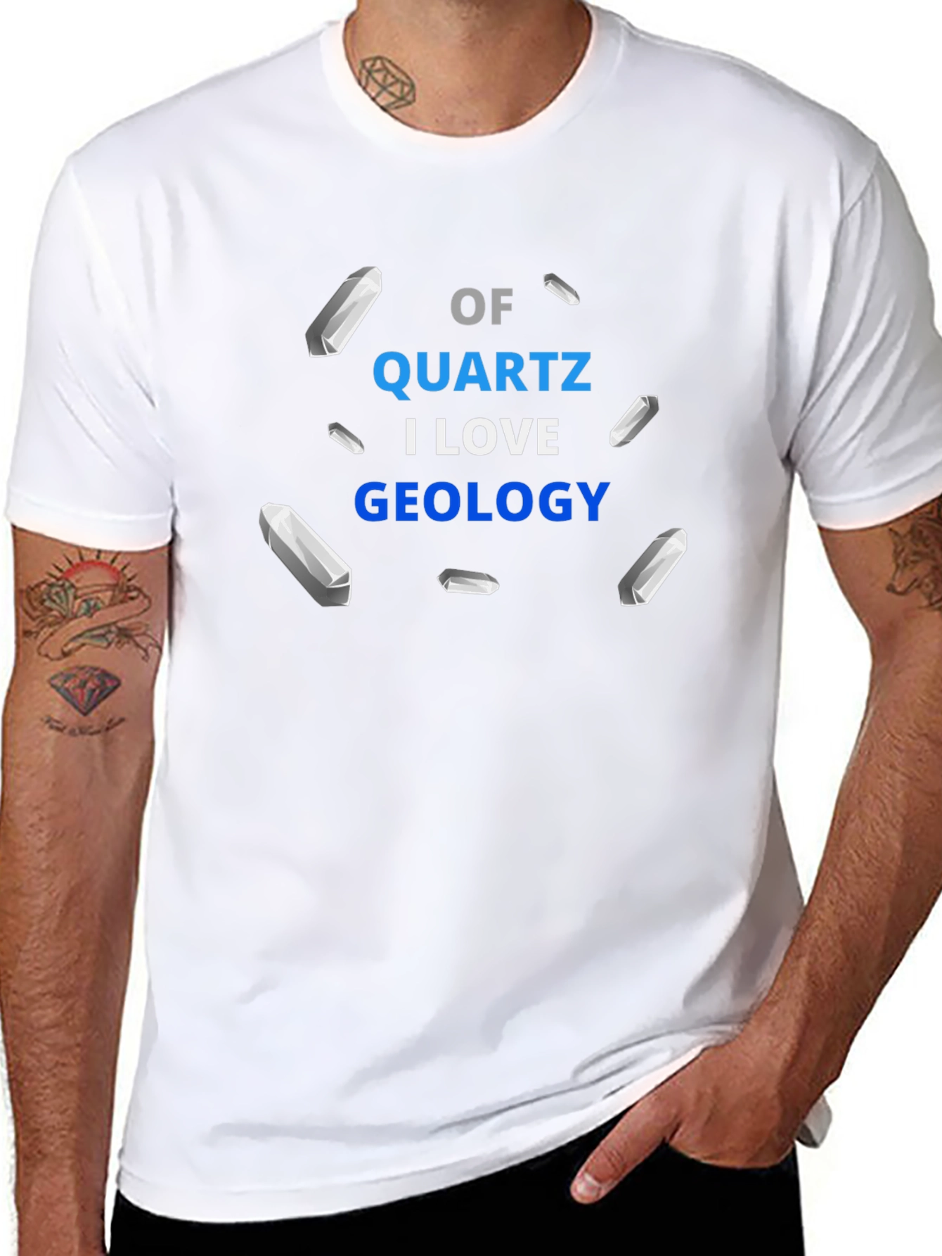 Quartz Geology T-Shirt - Mineral Lover Tee