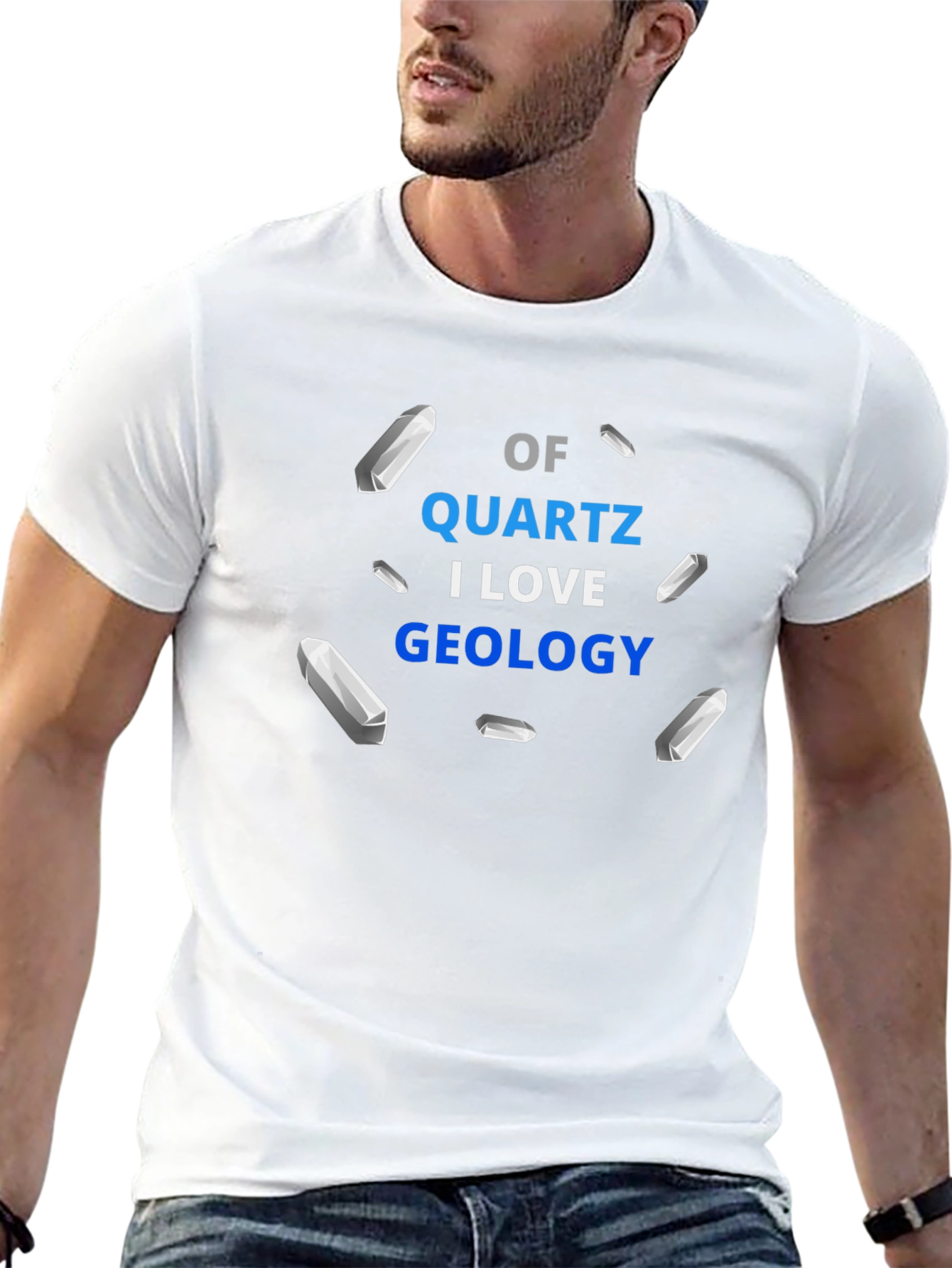 Quartz Geology T-Shirt - Mineral Lover Tee