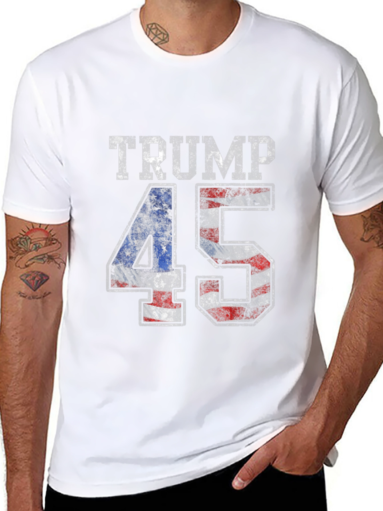 Trump 45 Graphic T-Shirt