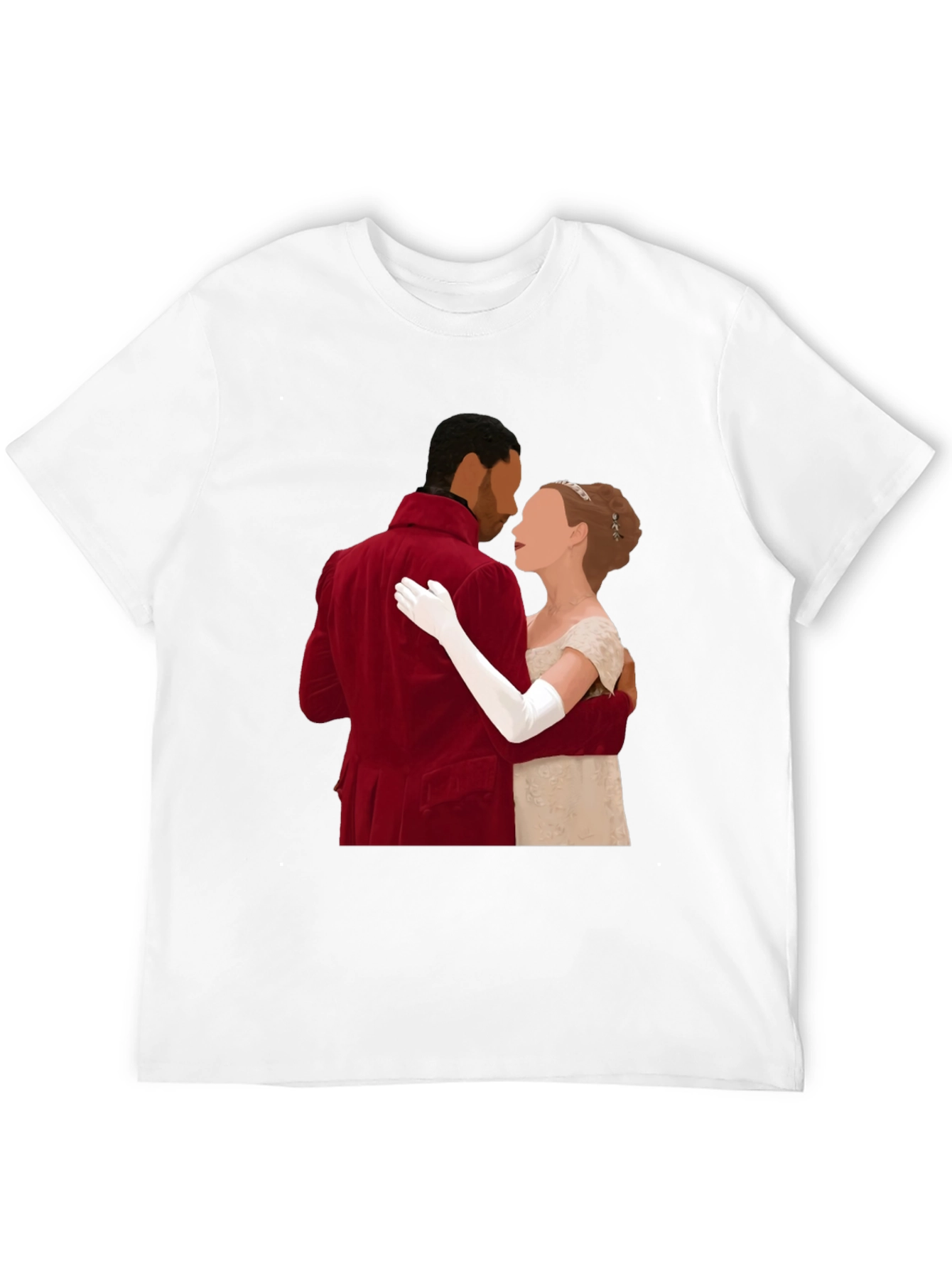 Bridgerton Couple Black T-Shirt